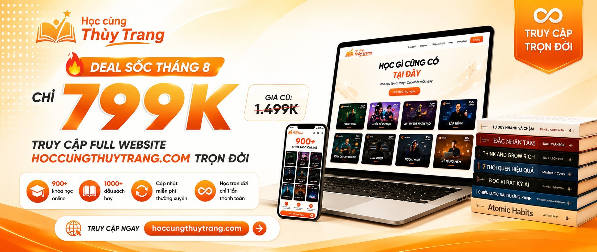 Khóa học online giá rẻ Học Cùng Thùy Trang