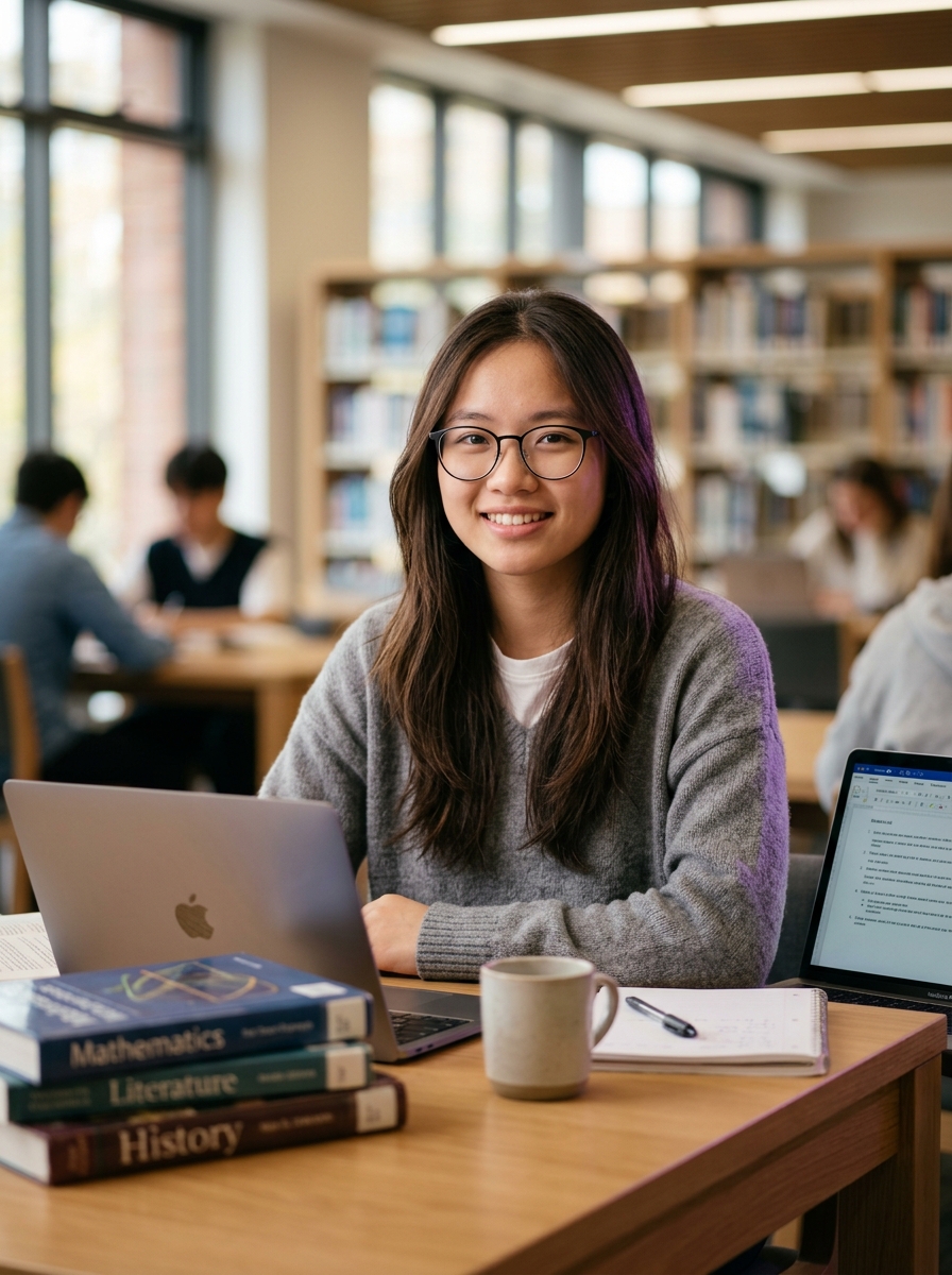 Student learning online